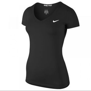 Women’s Nike pro performance v neck tee